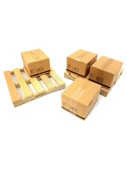 INT-C26622 Realistic Wooden Pallet & Packaging Box Kit for 1/10 Scale Crawler