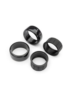 10580 Tires, 1.9" Drift (2 dots, soft, smooth surfaces)) (rear) (2)/ rubber inserts (2)