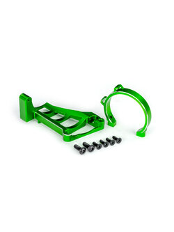 10262-GRN Green Aluminum Front and Rear Motor Mounts