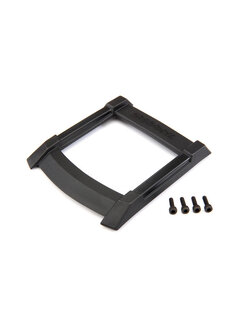 8917 Skid plate, roof (body) (black)/ 3x10mm CS (4)