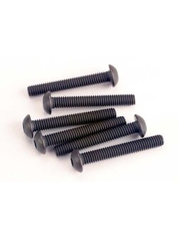 2580 Screws, 3x20mm button-head machine (hex drive) (6)