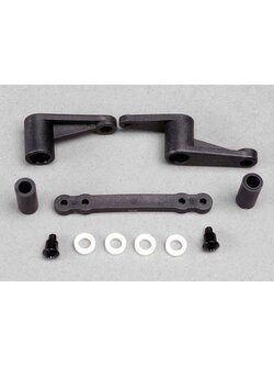 4943 Steering bellcranks (2)/ bellcrank bushings (5x8x2.5mm) (4)/ bellcrank post spacers (2)/ draglink/ 3x8mm shoulder screws (2)