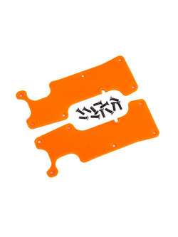 9634T Suspension arm covers, orange, rear (left and right)/ 2.5x8 CCS (12)