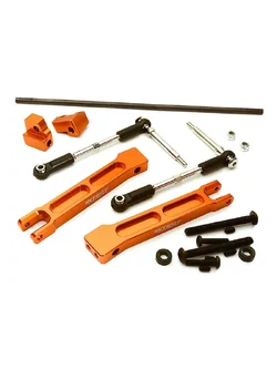 INT-C28433ORANGE Rear Sway Bar Anti-Roll Bar Set for Traxxas X-Maxx 4X4