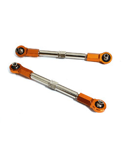 INT-C30198ORANGE Machined Side Steering Turnbuckles for Traxxas 1/10 Maxx Truck 4S