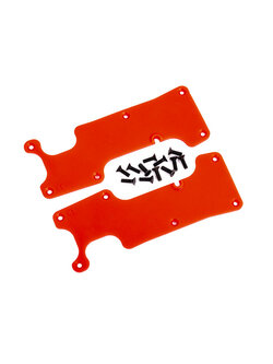 9634R Suspension arm covers, red, rear (left and right)/ 2.5x8 CCS (12)