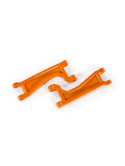8998T Suspension arms, upper, orange (left or right, front or rear) (2) (for use with #8995 WideMaxx® suspension kit)