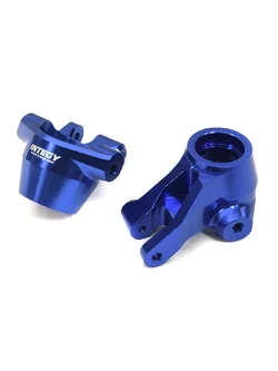 C32960BLUE Billet Machined Steering Knuckles for Traxxas 1/8 Sledge 4WD
