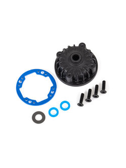 9081 Housing, center differential/ x-ring gaskets (2)/ 5x10x0.5 PTFE-coated washer (1)/ 2.5x10 CCS (4)