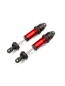 8961R Shocks, GT-Maxx®, aluminum (red-anodized) (fully assembled w/o springs) (2)