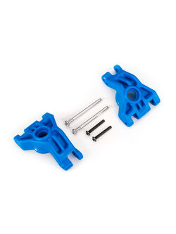 9050X Carriers, stub axle, rear, extreme heavy duty, blue (left & right)/ 3x41mm hinge pins (2)/ 3x20mm BCS (2) (for use with #9080 upgrade kit)