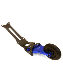 INT-C27054BLUE Billet Machined Wheelie Bar Kit for Traxxas X-Maxx 4X4