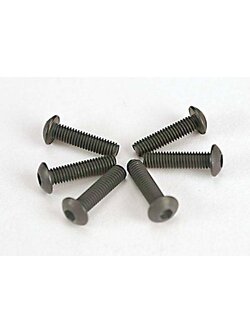 2578 Screws, 3x12mm button-head machine (hex drive) (6)