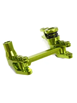 INT-C29378GREEN Billet Machined Steering Bell Crank for Traxxas 1/10 Maxx Truck 4S