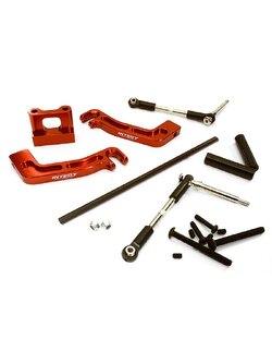 INT-C28432RED Front Sway Bar Anti-Roll Bar Set for Traxxas X-Maxx 4X4