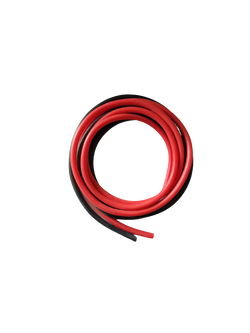 สายไฟซิลิโคน 12 AWG (Black+Red 1 m.) สายไฟซิลิโคน 12 AWG (Black+Red 1 m.)