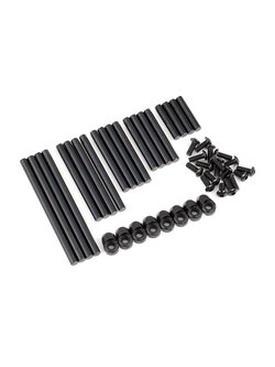 8940X Suspension pin set, complete (hardened steel), 4x64mm (4), 4x22mm (4), 4x38mm (4), 4x33mm (4), 4x47mm (4)/ 3x8mm BCS (14)/ 3x6mm BCS (4)/ retainers (8)