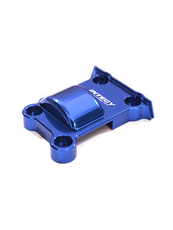 INT-C27465BLUE Billet Machined Rear Lower Gear Cover for Traxxas (7787) X-Maxx 4X4