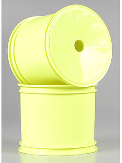 PRO-2669-02 40 Series Velocity Wheel Fits Revo, T/T/2.5-Maxx, Savage, MGT, TNX & LST 14mm Yellow (2-pack)