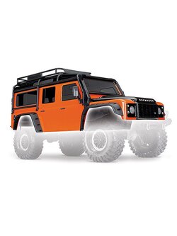8011A Body, Land Rover® Defender®, adventure orange (complete with ExoCage, inner fenders, fuel canisters, and jack)