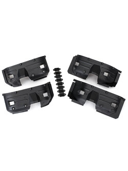 8018 Fenders, inner, front & rear (2 each)/ rock light covers (8)