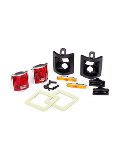 8135 Tail lights, left & right (assembled)/ tail light retainers, left & right/ side marker lights (assembled) (2)/ side marker retainers (2)/ mounting tape (2)/ 1.6x5 BCS (self-tapping) (4)/ 2.6x8 BCS (2) (fits #8130 or 9212 body)