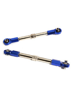 INT-C30198BLUE Machined Side Steering Turnbuckles for Traxxas 1/10 Maxx Truck 4S