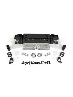 8813X Grille, Mercedes-Benz® G 500® 4x4²/ grille mount/ grille insert/ headlight lens (2)/ headlight reflector (2)/ reflector lens (2)/ bumperette front (2)/ bumperette mount (2)/ turn signal housing (2)/ turn signal housing retainer (2)/ turn signal len