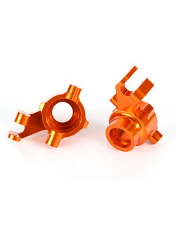8937A Steering blocks, 6061-T6 aluminum (orange-anodized), left & right