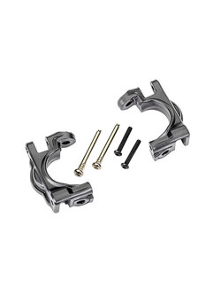 9032-GRAY Caster blocks (c-hubs), extreme heavy duty, gray (left & right)/ 3x32mm hinge pins (2)/ 3x20mm BCS (2) (for use with #9080 upgrade kit)