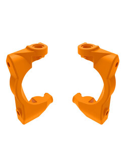 10732-ORNG Caster blocks (c-hubs), left & right (orange)