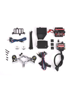 8038X Pro Scale® LED light set, TRX-4® Chevrolet Blazer or K10 Truck (1979), complete with power module (contains headlights, tail lights, side marker lights, & distribution block) (fits #8130 or 9212 series bodies)