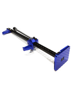 INT-C26129BLUE Billet Machined T2 Realistic Scale Model Hi-Lift Jack Stand 1/10 Size