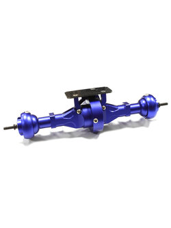 INT-C23112BLUE Complete Alloy Rear Axle For AX10 And Other 2.2 Custom DIY (WK Must Use C23182)
