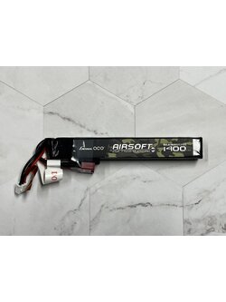 GA-7.4V 1400mAh Gens ACE Airsoft 7.4V 1400mAh 25C (ปลั๊กดีน)