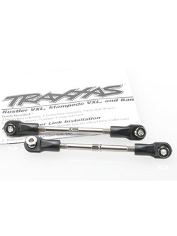 3745 Turnbuckles, toe link, 59mm (78mm center to center) (2) (assembled with rod ends and hollow balls)