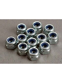 2745 Nuts, 3mm nylon locking (12)