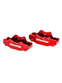 10951-RED Red Aluminum Sand Car Brake Calipers (L&R)