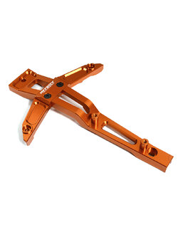 INT-C30182ORANGE Billet Machined Front Chassis Brace for Traxxas 1/10 Maxx Truck 4S