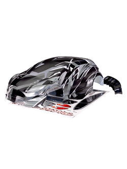 7427X Body, Ford Fiesta® ST Rally VXL, ProGraphix® (graphics are printed, requires paint & final color application)/ wing/ 3x8mm FCS (4)/ decal sheet