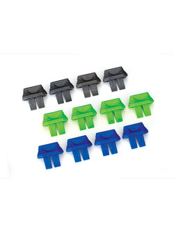 2943 Battery charge indicators (green (4), blue (4), gray (4))