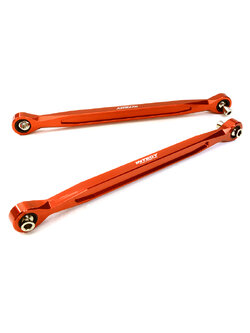 INT-C27047RED Billet Machined Steering Links for Traxxas X-Maxx 4X4