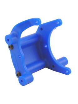 RPM-80905 Blue Traxxas Slash 2wd, e-Rustler, e-Stampede 2wd & Bandit Mount for a Rear Bumper or Wheelie Bar