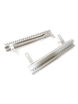 INT-C28469SILVER Alloy Machined Side Step Plate Set for Traxxas TRX-4 Scale & Trail Crawler