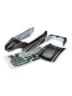 10911X Body, Funco® Pro Scale® Sand Car, ProGraphix® (graphics are printed, requires paint & final color application)/ decal sheet (requires #10912 body cage & #10914 interior for complete assembly)