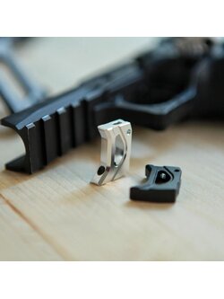 MX-024/MX-024A Hi-Capa Rhino Flat Trigger-Black/Siver