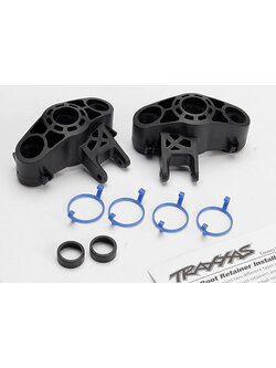 5334R Axle carriers, left & right (1 each) (use with larger 6x13mm ball bearings)/ bearing adapters (for 6x12mm ball bearings) (2)/ dust boot retainers (4)