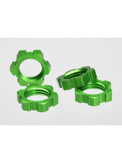 5353A Wheel nuts, splined, 17mm (green-anodized) (4)