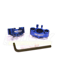 INT-T3414BLUE Alloy Steering Block (2) for 1/16 Traxxas E-Revo VXL, Slash VXL, Summit VXL or Rally