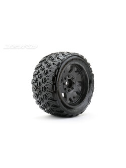 JK5802CB KING COBRA 1/5 XMT EX-KING COBRA/Claw Rim/Black/Medium Soft/Glued/Blted 24mm for traxxas X-Maxx 1pair